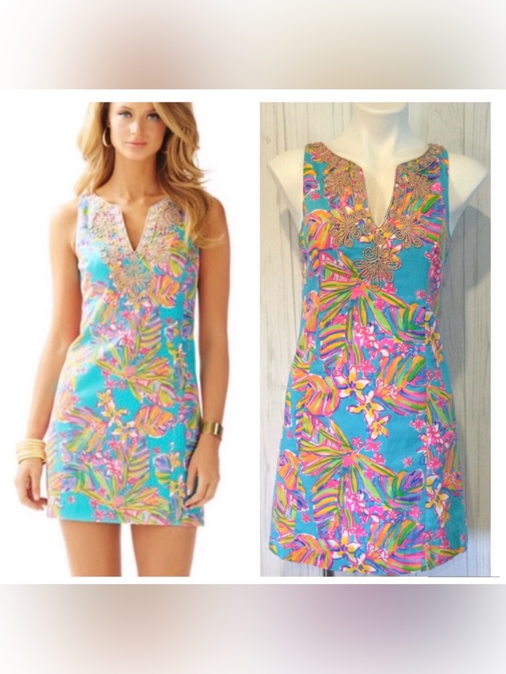Lilly Pulitzer Gabby Shift Dress Summer Haze